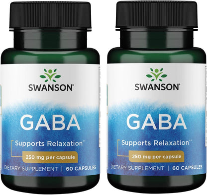 Swanson GABA 250mg 60 Capsules
