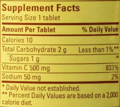 Nature Made Vitamin C 500mg, 250 Tablets