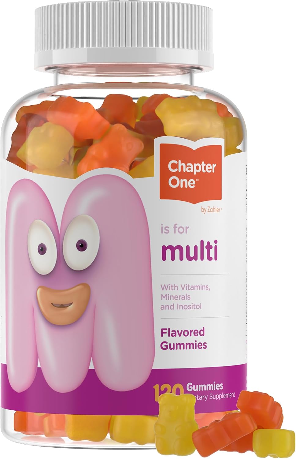 Zahler Chapter One Children's Multivitamin Gummies - 120 Count - görsel 1