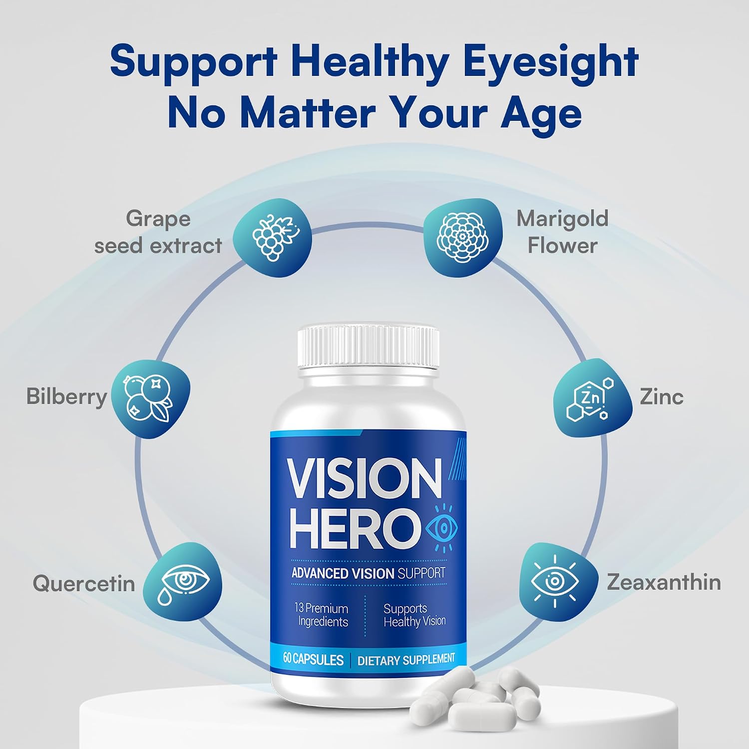 Vision Hero Advanced Vision Support - 60 Capsules (Pack of 2) - görsel 3