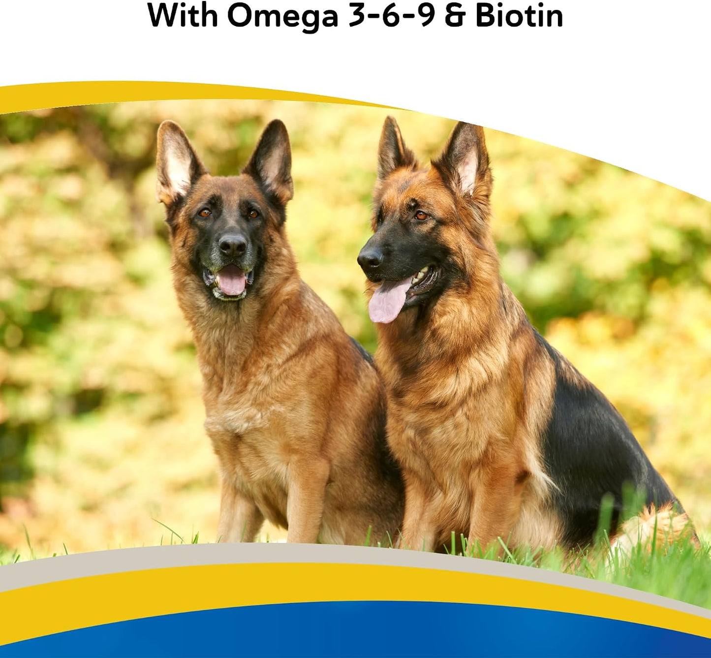 Doc Roy’s Derma Coat Plus Dog Supplement, Supports Healthy Skin, Coat & Nails, with Omega-3-6-9 Fatty Acids, Biotin & Antioxidants, 60 Chews for Medium and Large Dogs - görsel 3