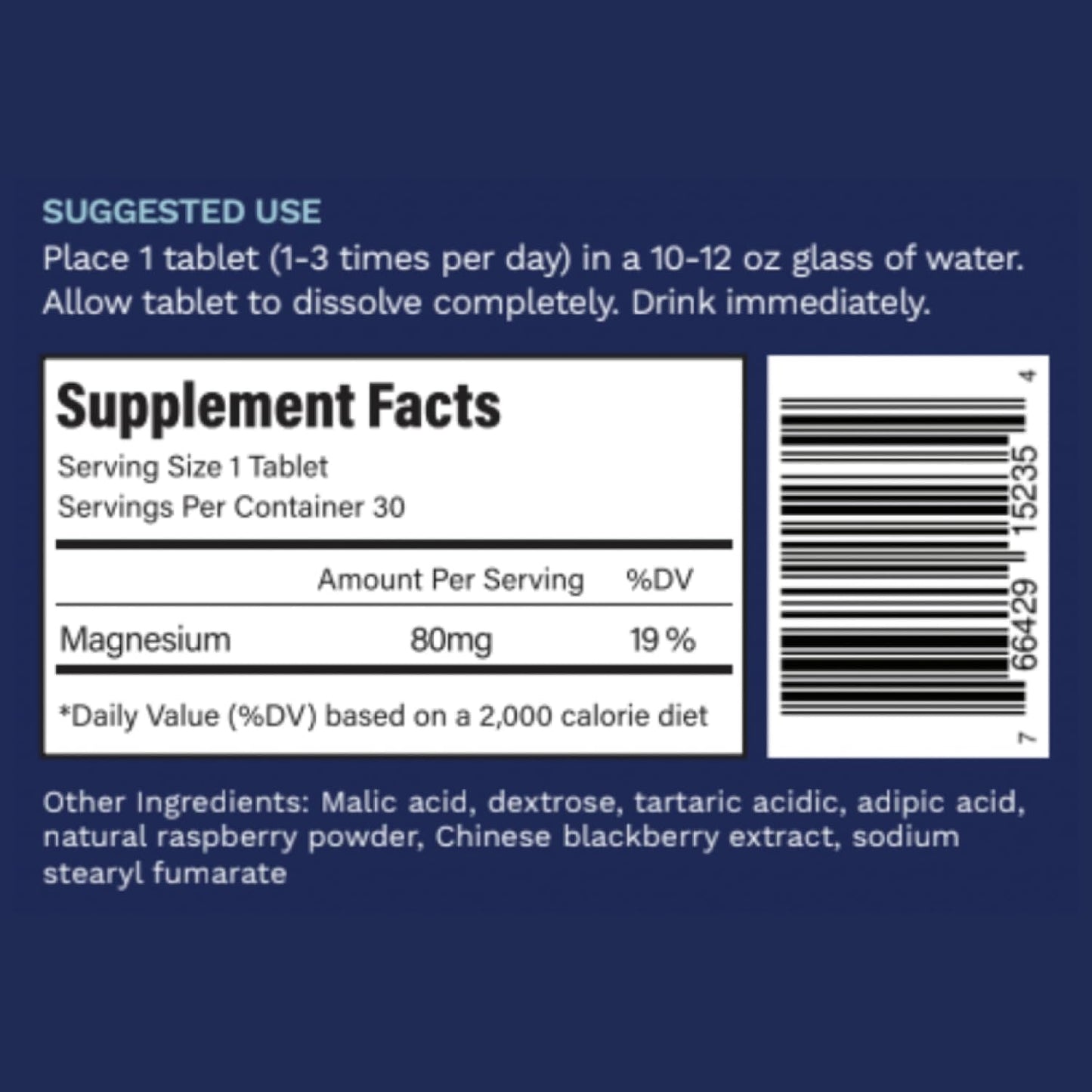 Active H2 Ultra+ Hydrogen Water Tablets - Natural Raspberry, 30 Servings - görsel 3