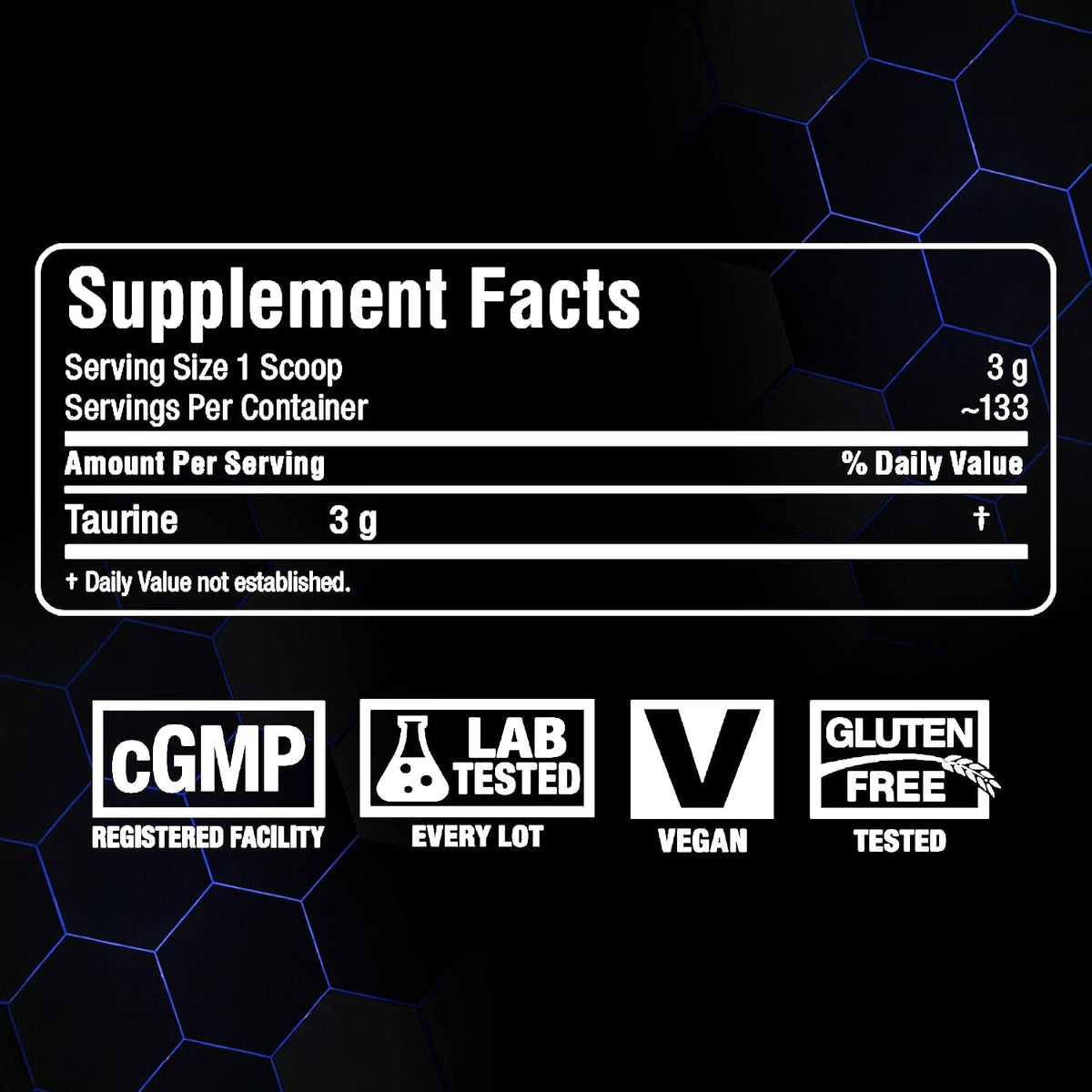 ALLMAX Essentials Taurine Powder - 400 g (133 Servings) - görsel 8