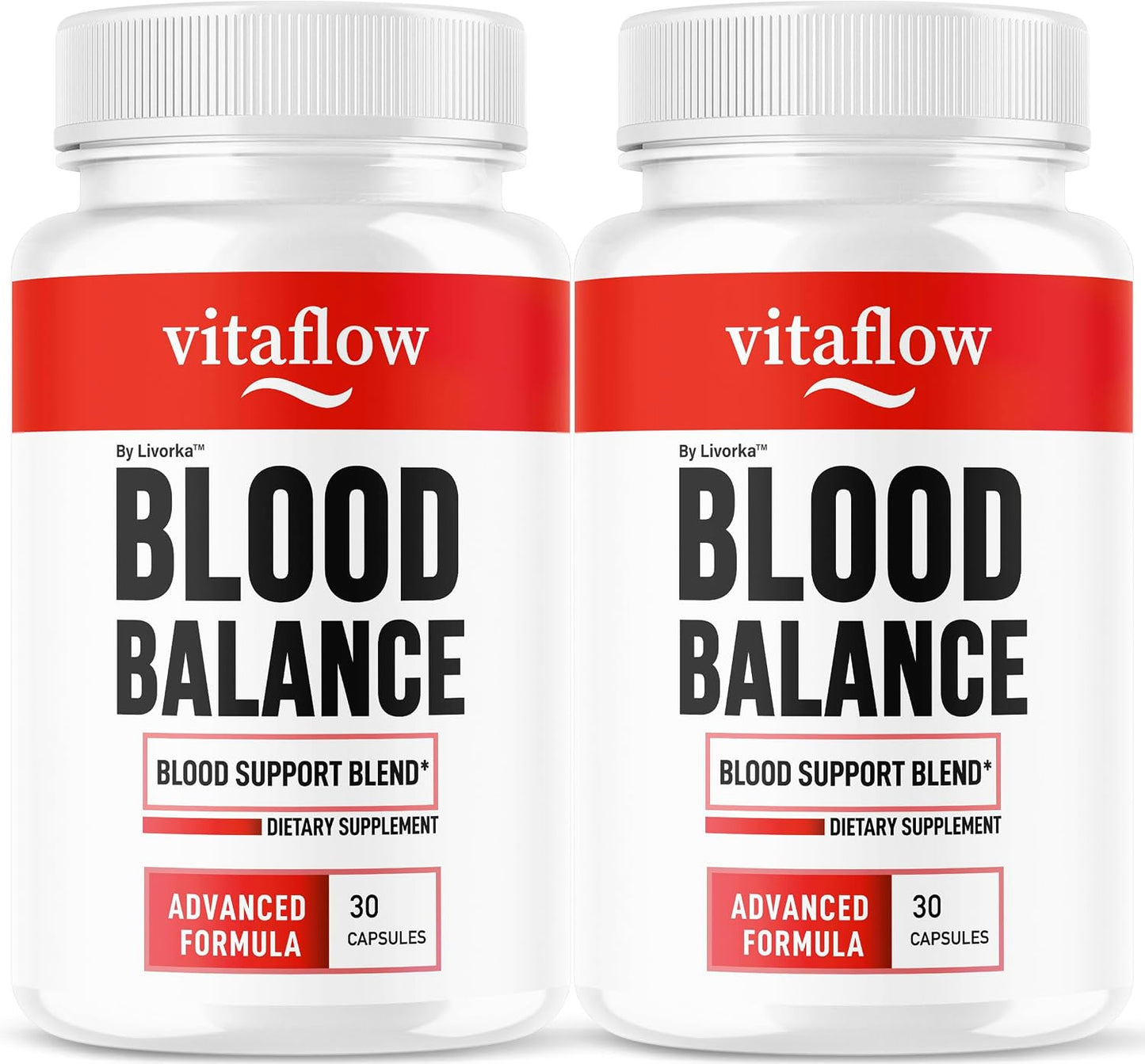 VitaFlow Capsules (2 Pack) - Balance Support Food Supplement, 60 Capsules - görsel 1