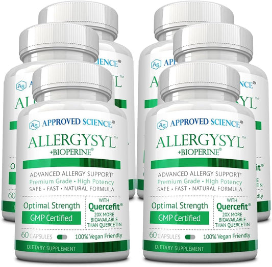 Approved Science Allergysyl – Seasonal Allergy & Immune Support – 360 Capsules