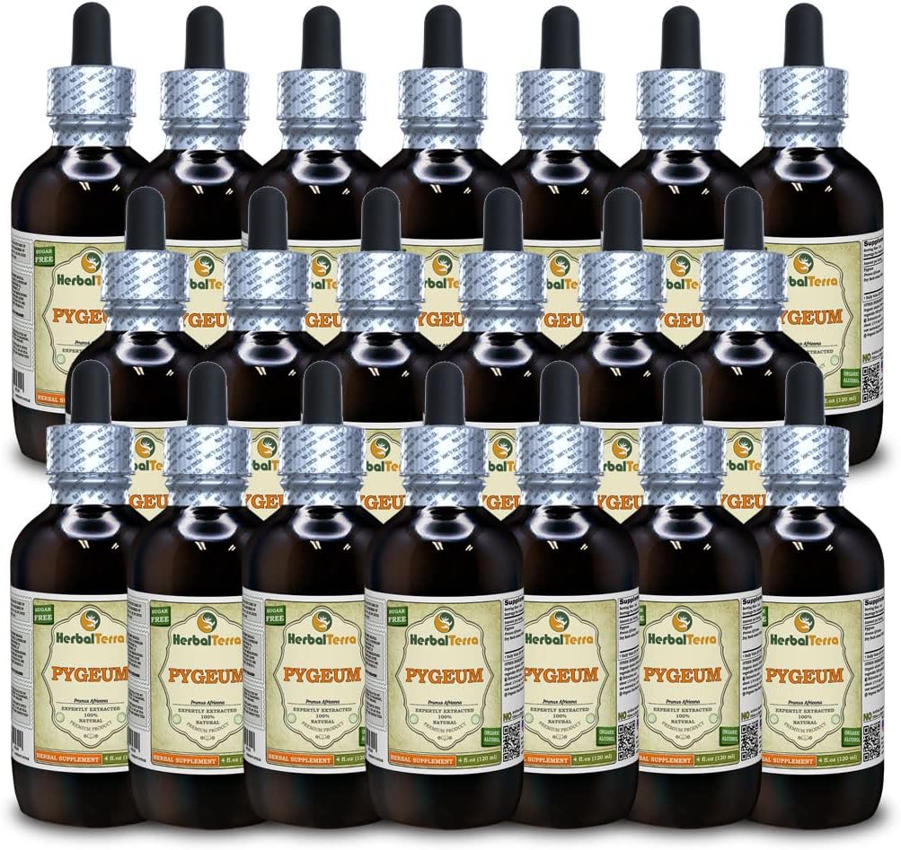 African Cherry Pygeum (Prunus Africana) Glycerite - Alcohol-Free Liquid Extract, 2 x 60 ml - görsel 7