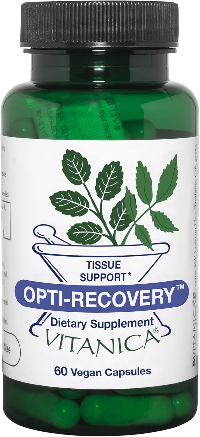 Vitanica Opti-Recovery: Pre & Post Surgery Support Supplement with Vitamin C & A - Vegan, 60 Capsules - görsel 8