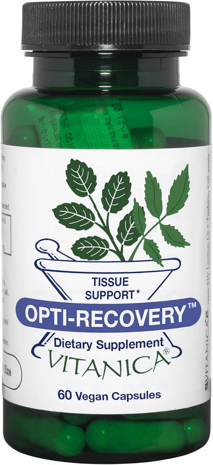Vitanica Opti-Recovery: Pre & Post Surgery Support Supplement with Vitamin C & A - Vegan, 60 Capsules