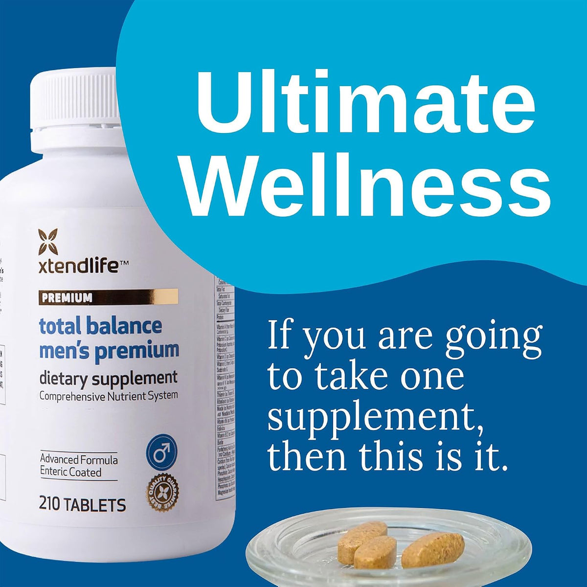 Xtendlife Total Balance Men’s Premium Multivitamin – 90+ Nutrients, 30-Day Supply - görsel 2