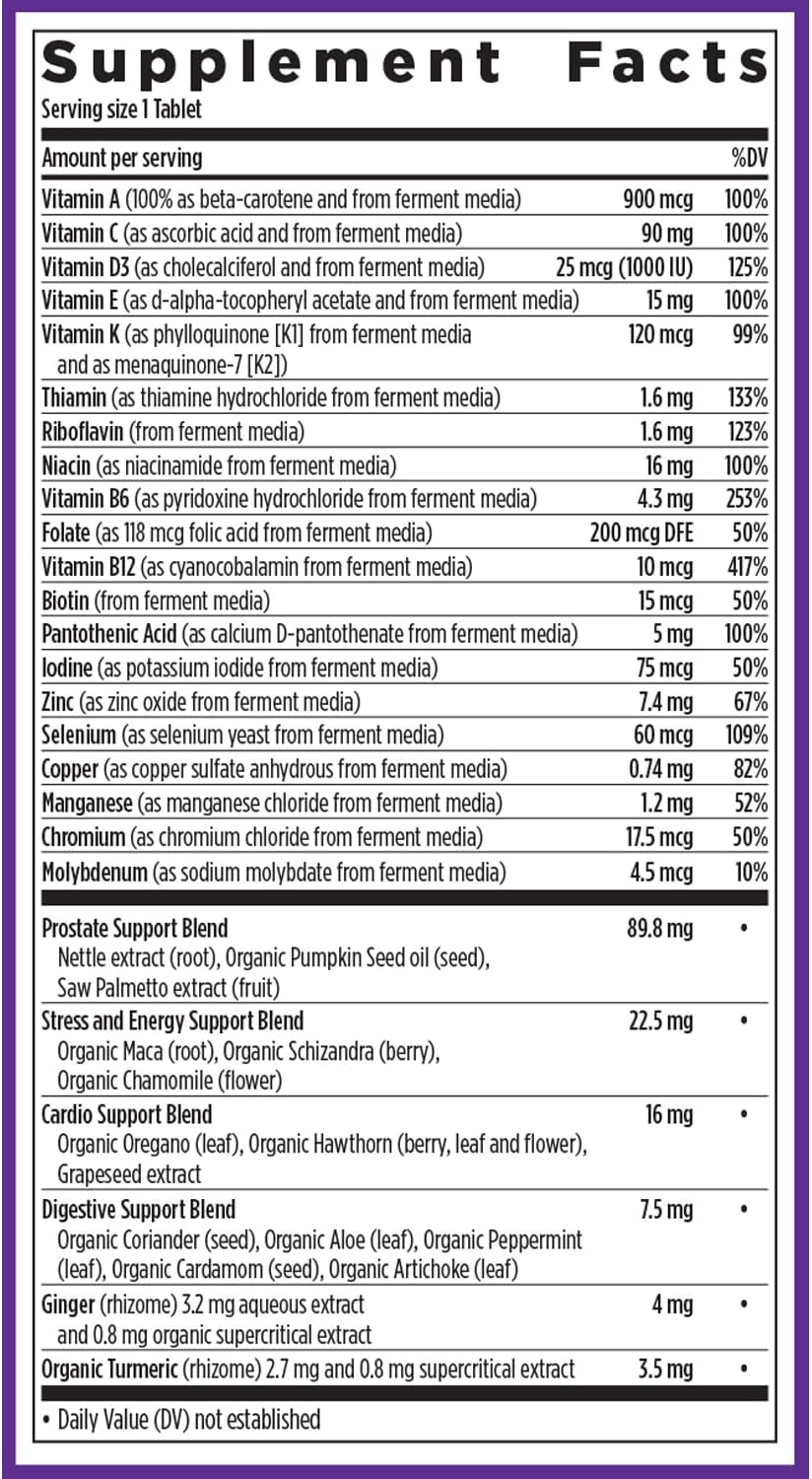 New Chapter One Daily Every Man's Multivitamin 40+ (48 Tablets) - görsel 6