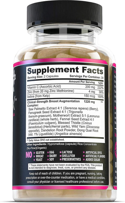 Curvinexx Natural Breast Toning and Firming Supplement (3 Bottles)