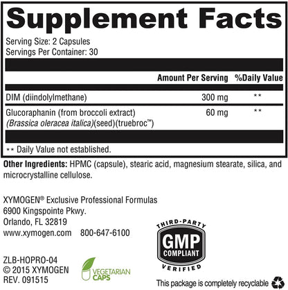 XYMOGEN Hormone Protect - Oestrogen Metabolism Support with DIM - 60 Capsules