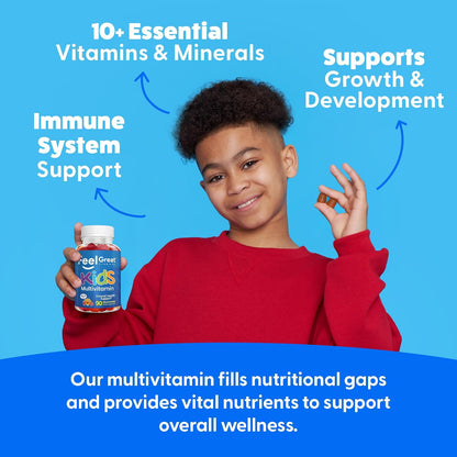 Feel Great Kids Multivitamin Gummies - Citrus & Strawberry Flavoured - 45-Day Supply