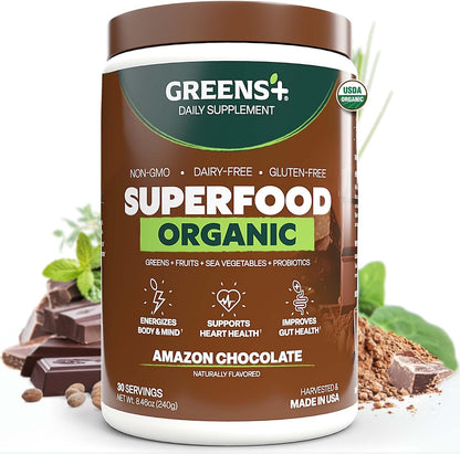 Greens+ Organic RAW Superfood Powder (240 g)