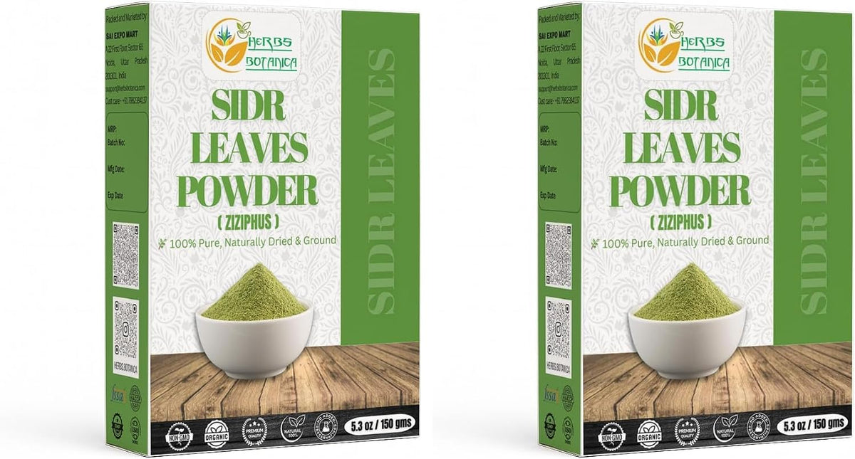 Herbs Botanica Sidr Powder 100% Natural and Pure Ziziphus Spina-Christi Herbal Hair Cleanser and Conditioner - görsel 3