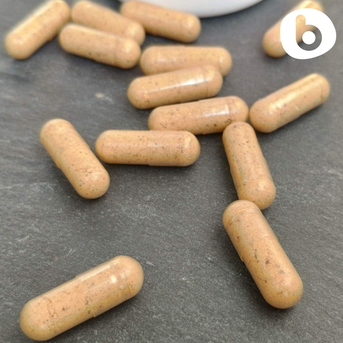 b Natural Rose Hips & Acerola Capsules - Plant-Based Vitamin C 1000mg - Vegan, Non-GMO - görsel 5