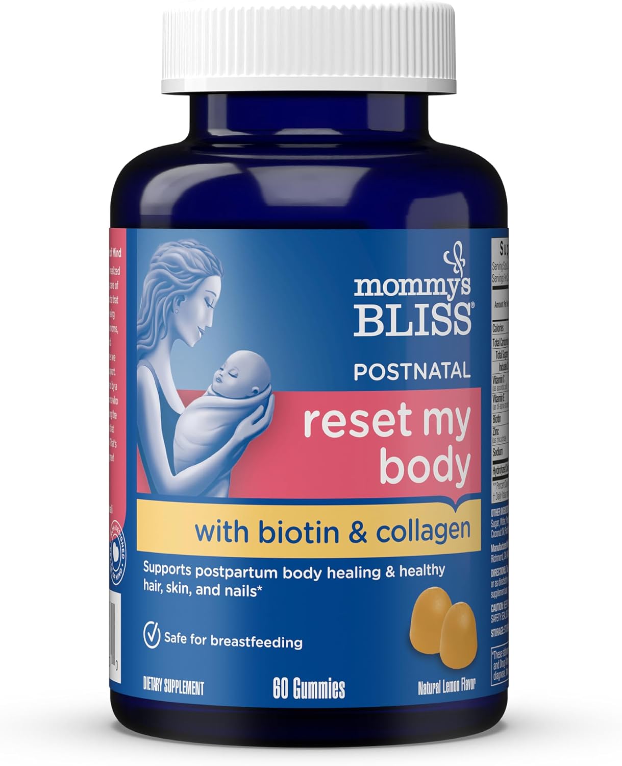 Mommy's Bliss Postnatal Support Reset My Body Gummies with Biotin & Collagen - görsel 1