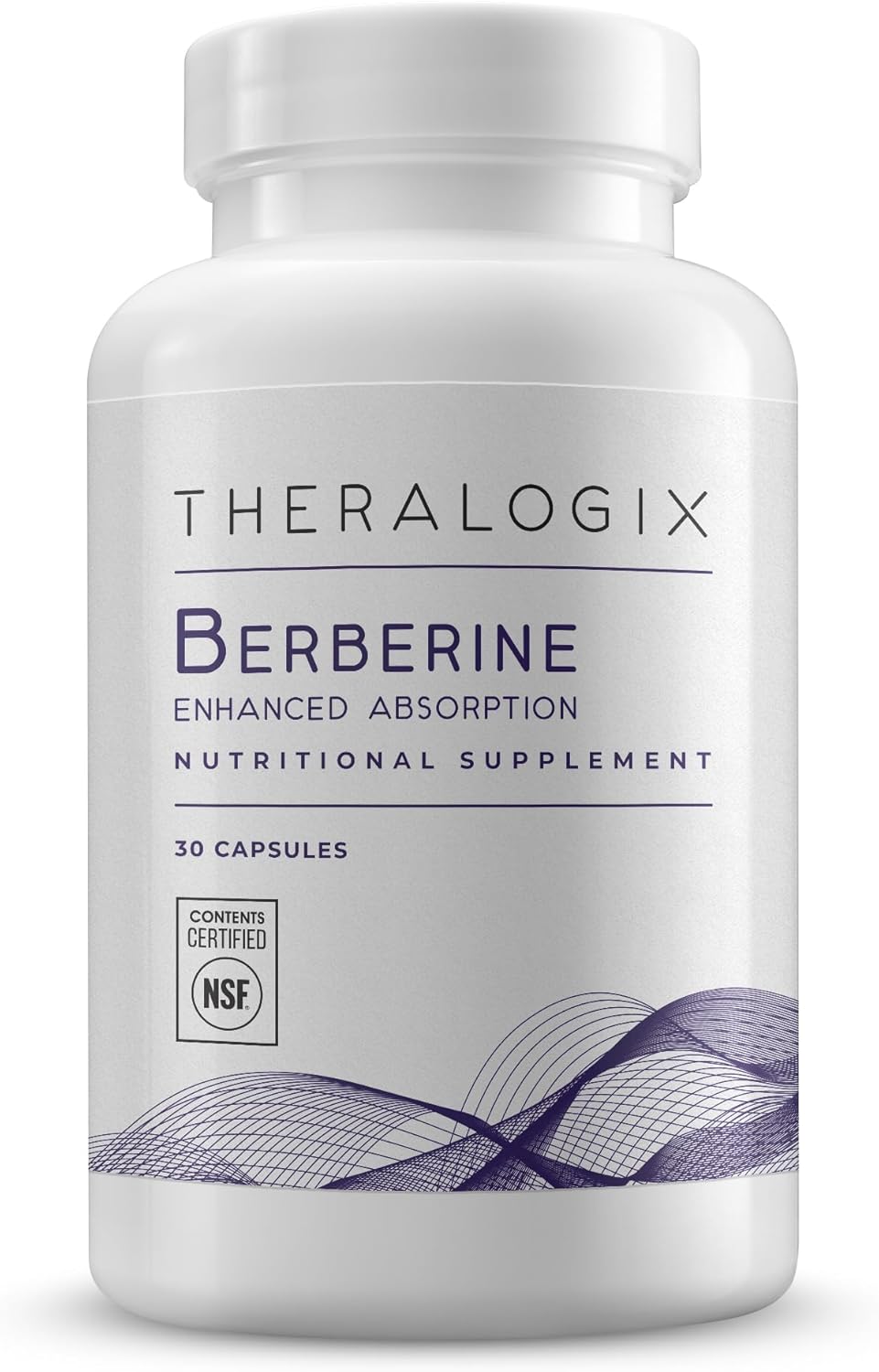 Theralogix Berberine Enhanced Absorption – 30 Capsules – Berberine Phytosome for Metabolism & Hormone Balance – Third-Party Tested - görsel 1