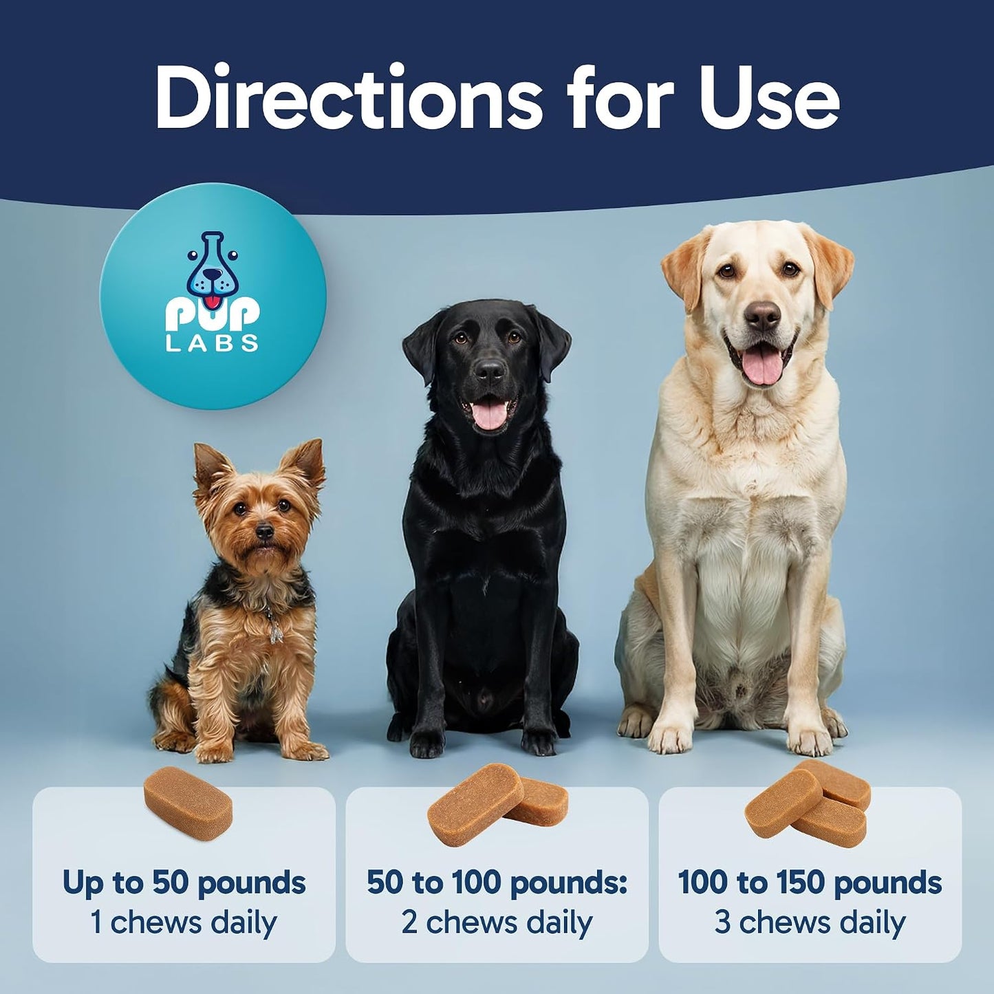 Pup Labs Tummy Essentials Probiotic Chews for Dogs - Digestive and Immune Support, 30 Chews - görsel 4