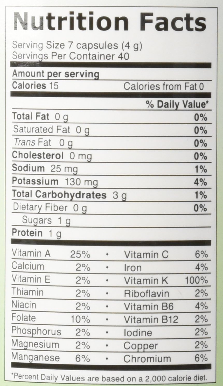 AIM BarleyLife - Barley Grass Food Supplement Capsules (280 Capsules) - görsel 3