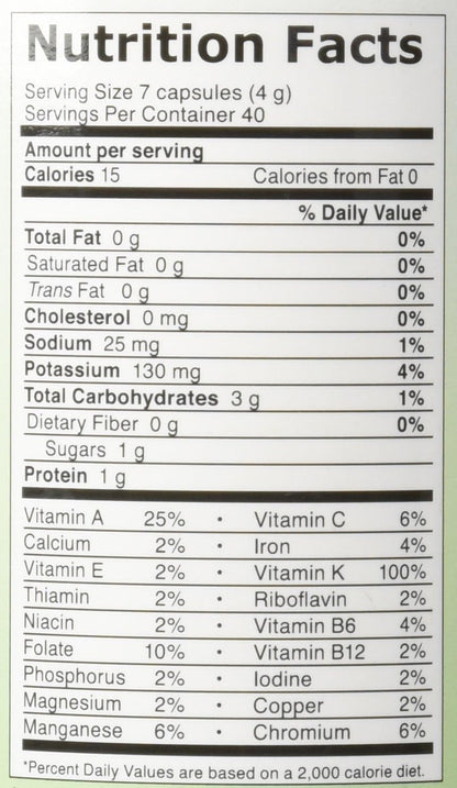 AIM BarleyLife - Barley Grass Food Supplement Capsules (280 Capsules)