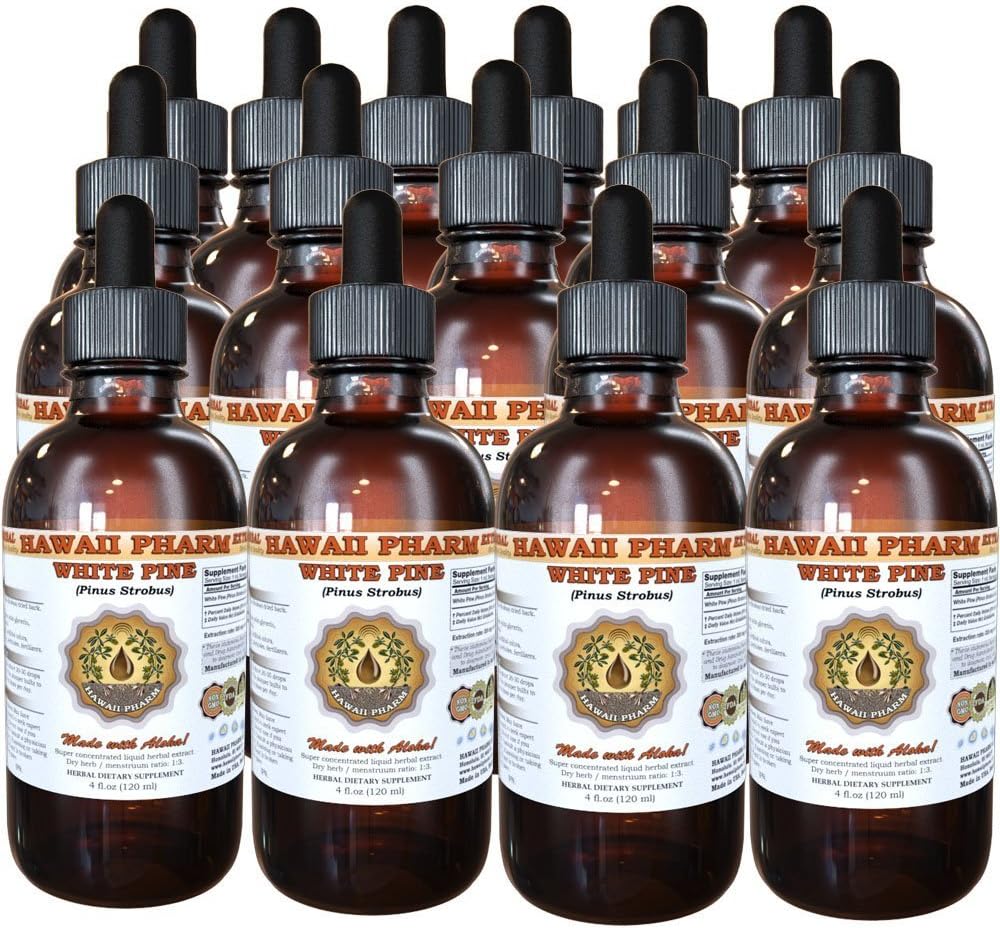 White Pine Liquid Extract - Herbal Tincture by Hawaii Pharm (2x118 ml) - görsel 6