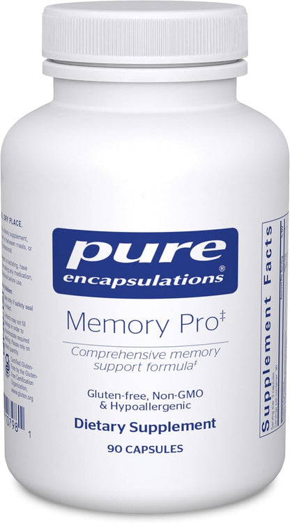 Pure Encapsulations Memory Pro – Comprehensive Memory Support Formula (90 Capsules)