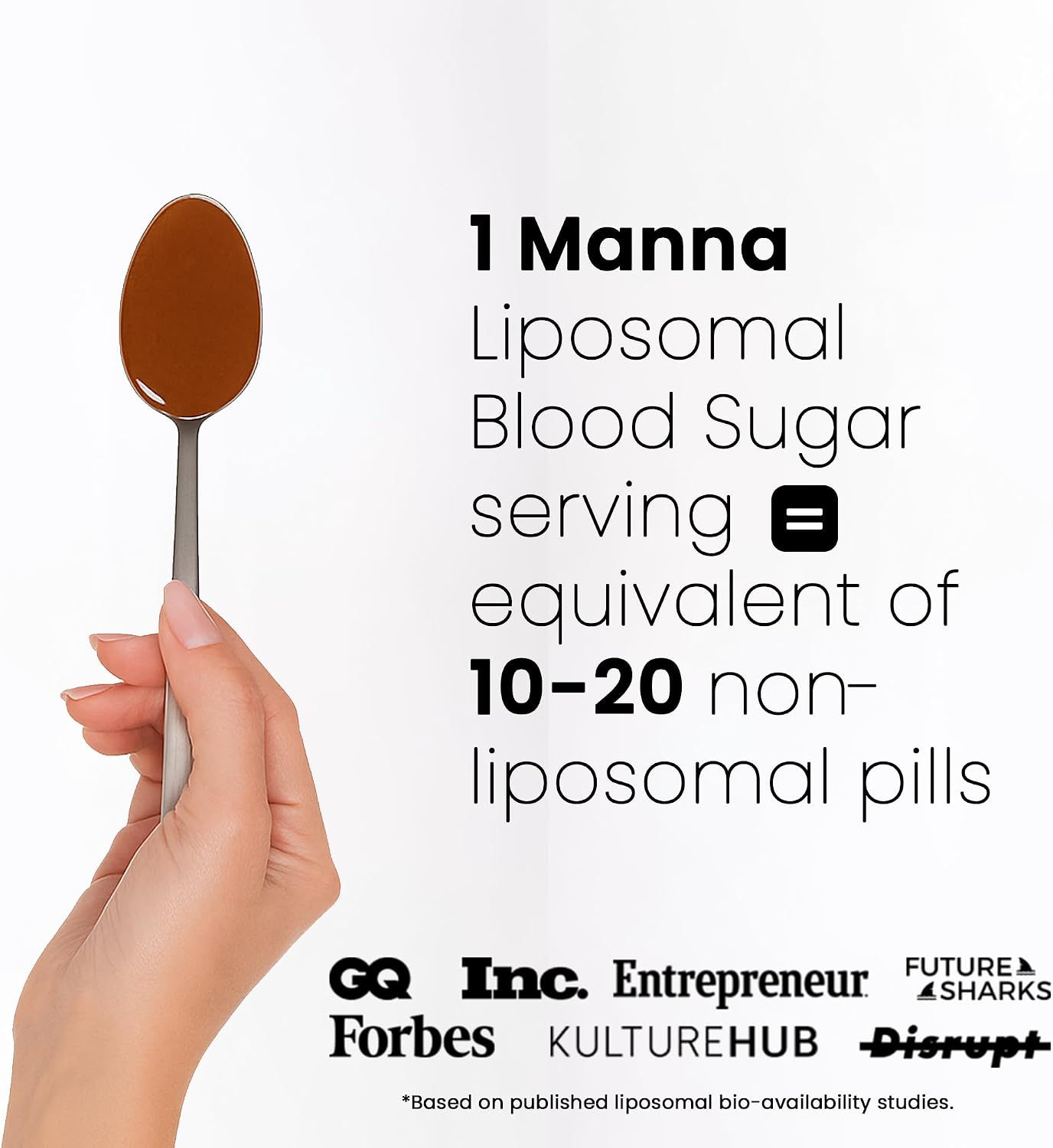 Manna Vitamins Evolved – Liposomal Blood Sugar Complex – Helps Maintain Normal Blood Sugar Levels and Metabolism for Men & Women - görsel 3