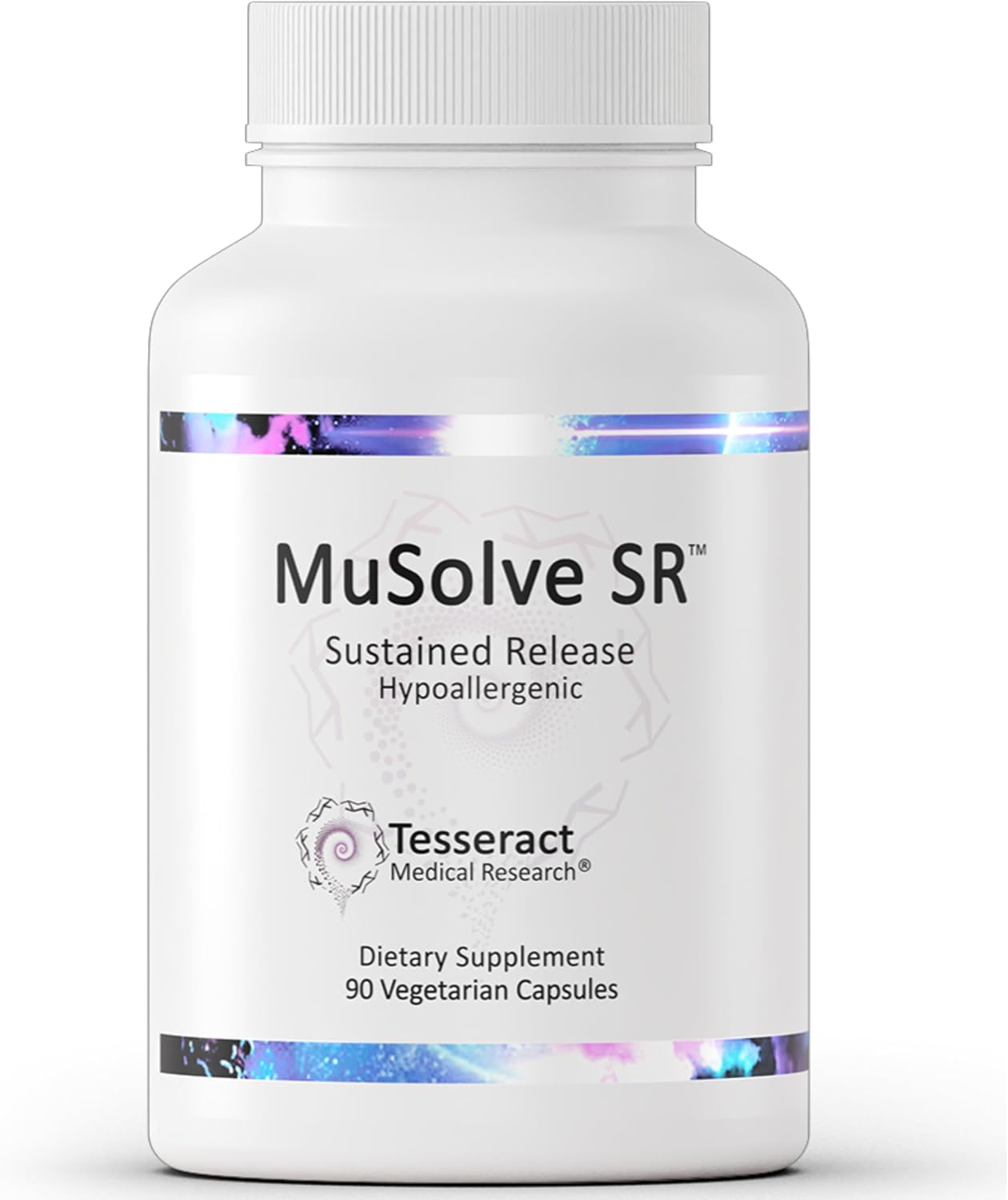 MuSolve SR Respiratory Health Support Supplement – Sustained-Release Hypoallergenic Formula, 90 Vegetarian Capsules - görsel 1