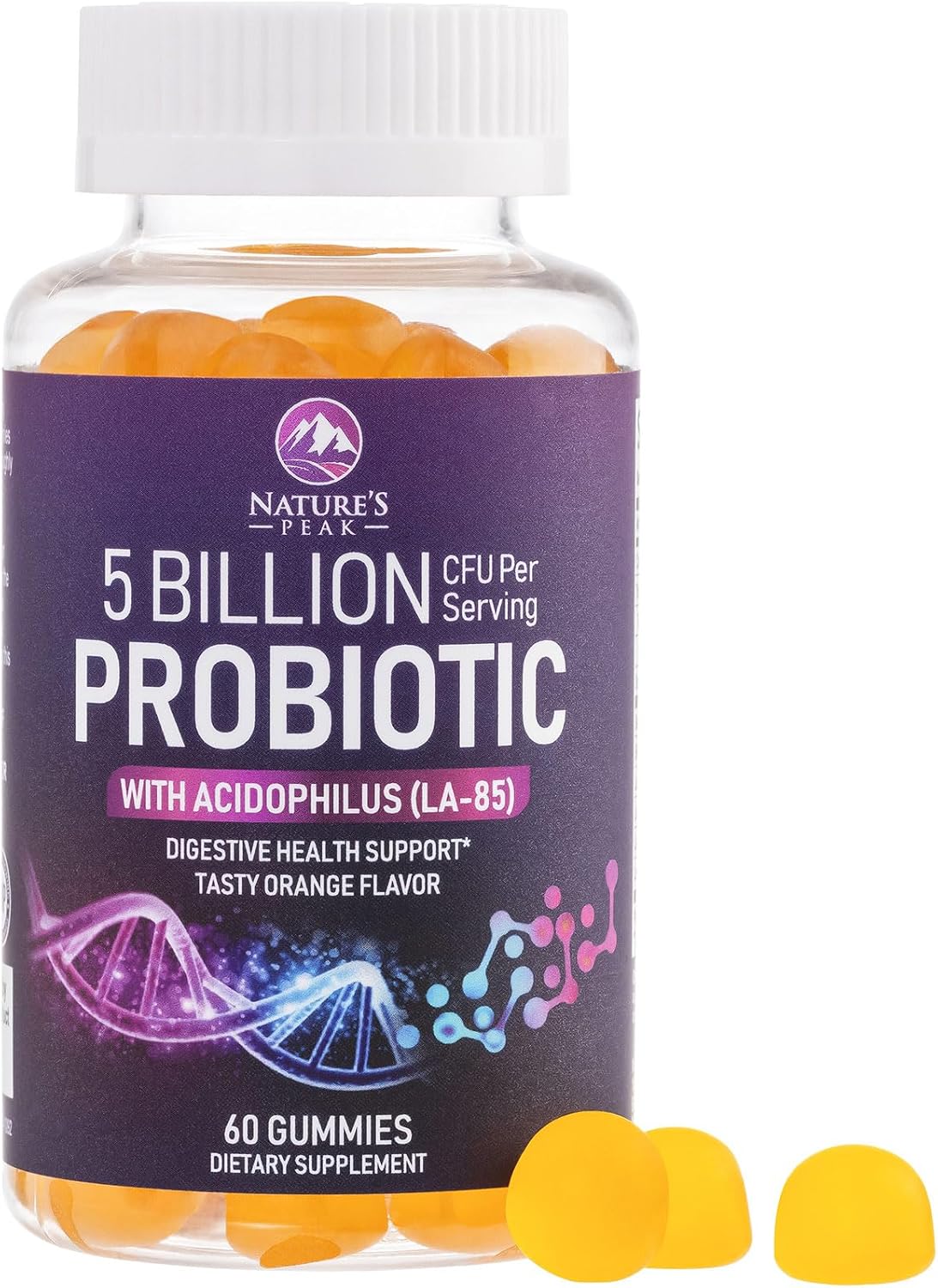 Probiotic Gummies - 6 Premium Probiotic Strains - Daily Gut Health Supplement for Women, Men & Teenagers - 120 Gummies - görsel 10
