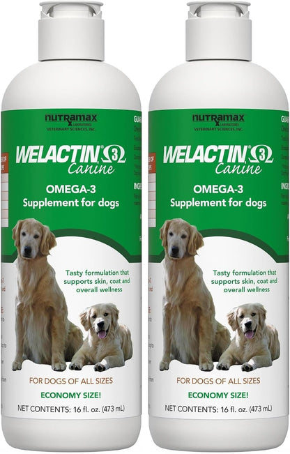 Nutramax Welactin Omega-3 Fish Oil for Dogs – 473 ml Liquid