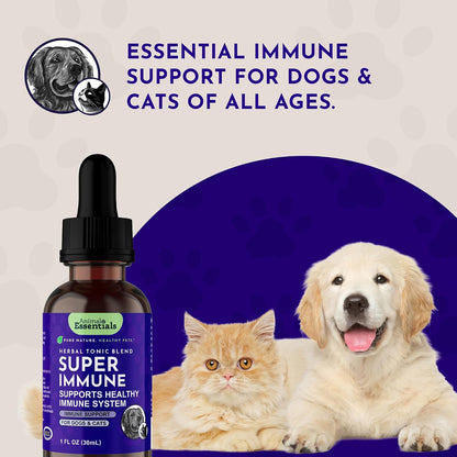Animal Essentials Super Immune - Dog & Cat Immune Support Supplement (60 ml)