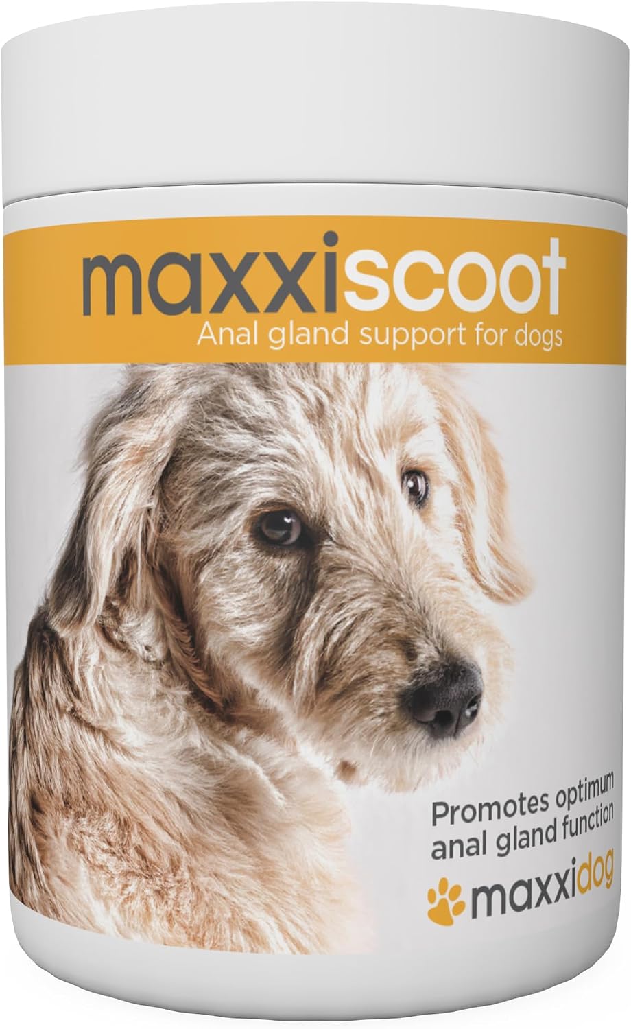 maxxiscoot Digestive & Gland Support for Dogs – Natural Powder Supplement for Stool Quality, Gut Health & Scooting Behaviour Support – Fibre-Rich Formula - 142g - görsel 1