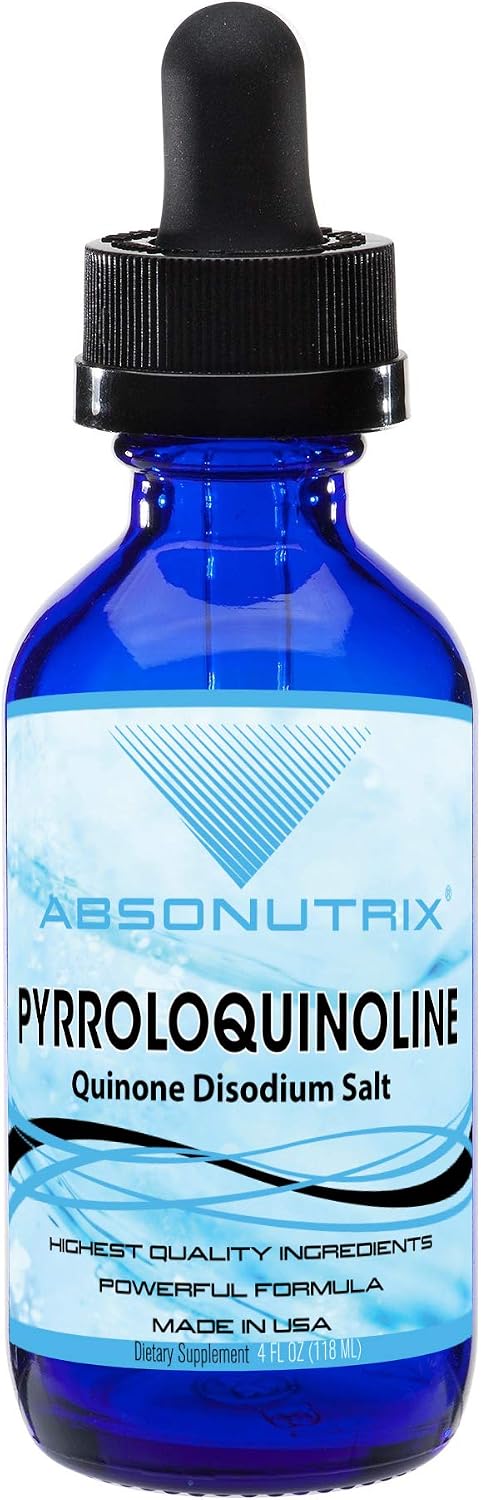 Absonutrix Pyrroloquinoline Quinone (PQQ) Disodium Salt 20mg Liquid Drops, 4 fl oz (118 ml) - görsel 1