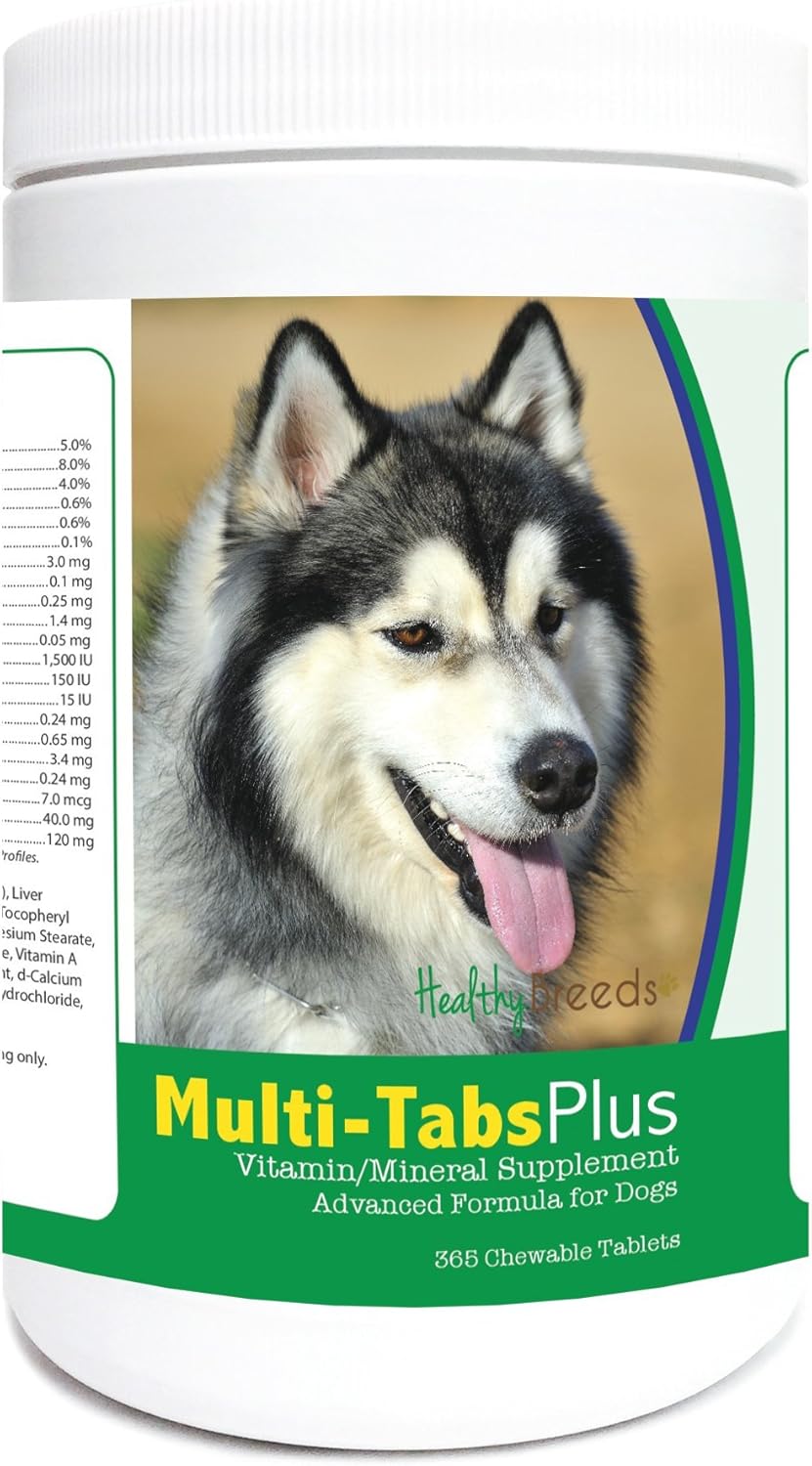 Healthy Breeds Siberian Husky Multi-Tabs Plus Chewable Tablets – 365 Count - görsel 1