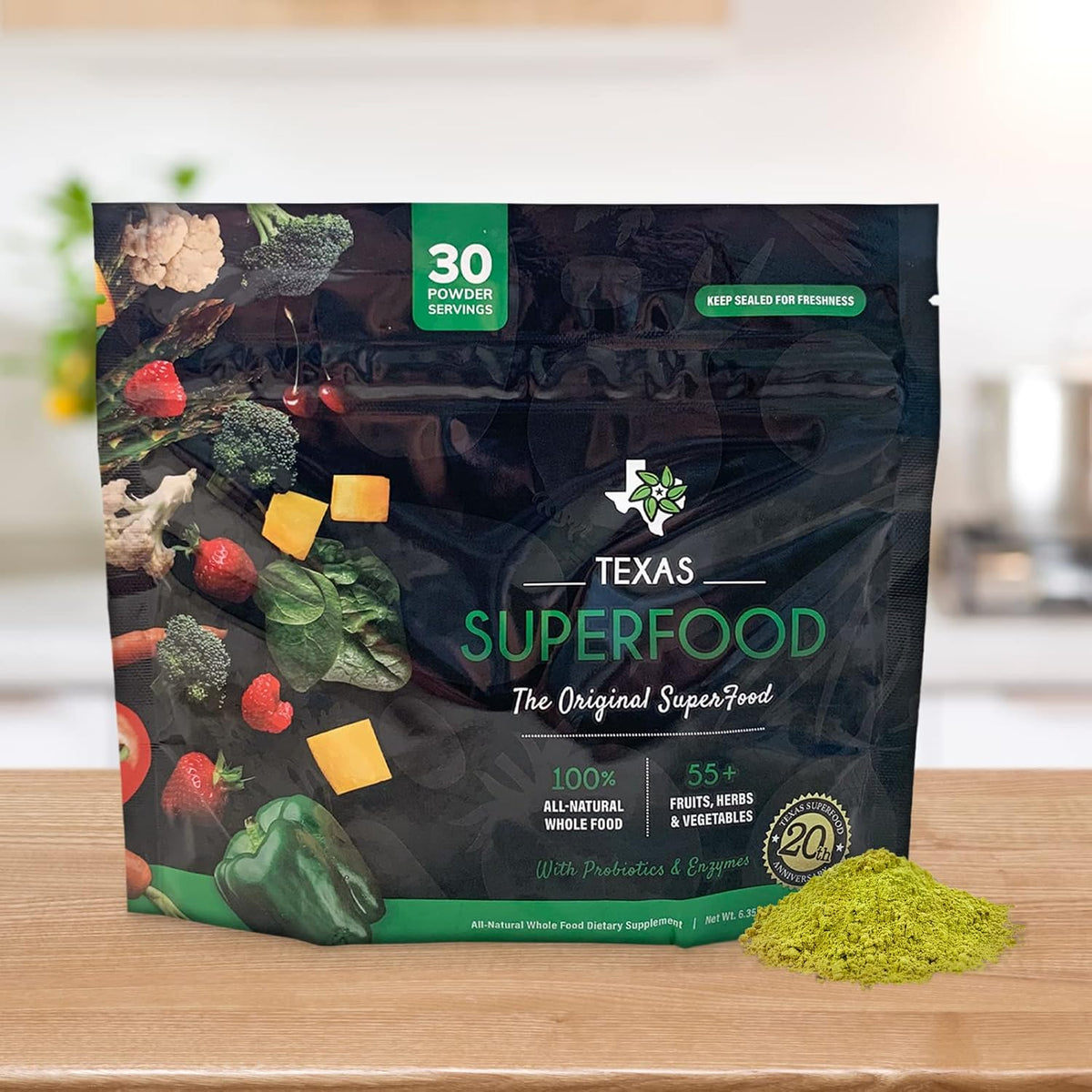 Texas SuperFood Original Superfood Powder - görsel 3
