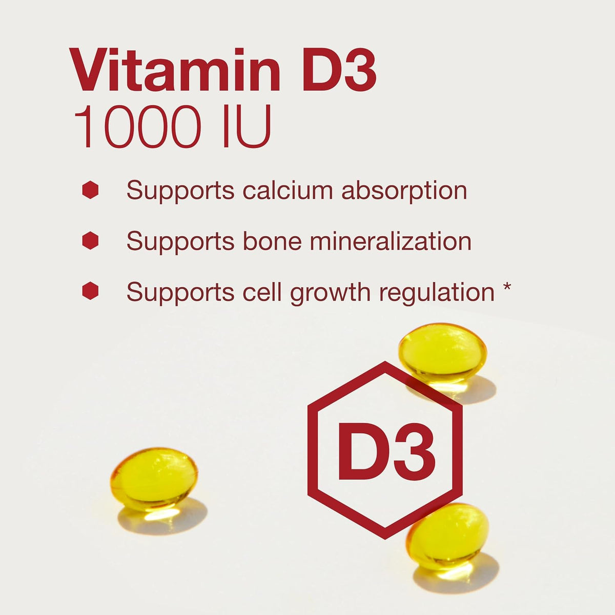 Protocol For Life Balance Vitamin D3 1,000 IU - Immune Support, Strong Bones and Teeth - 120 Softgels - görsel 4