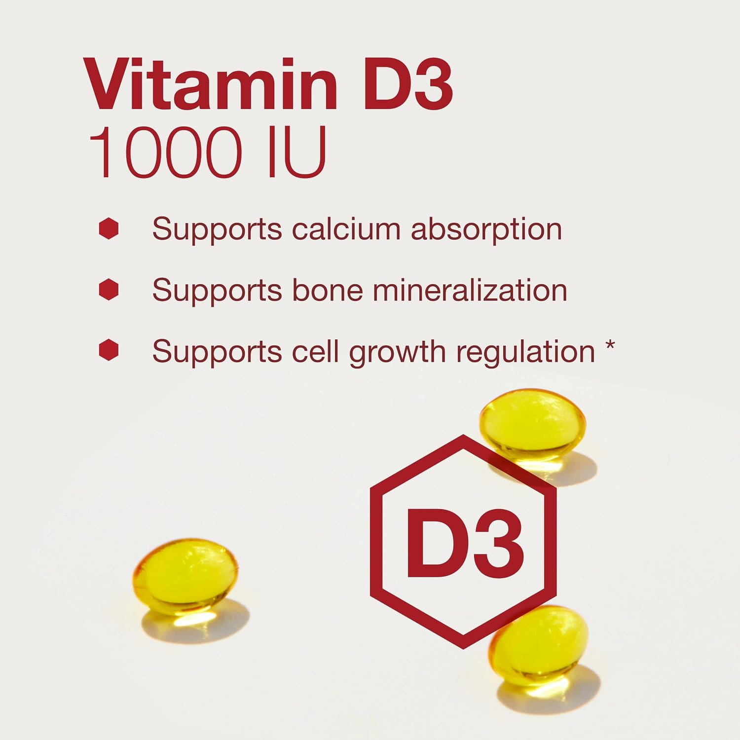 Protocol For Life Balance Vitamin D3 1,000 IU - Immune Support, Strong Bones and Teeth - 120 Softgels - görsel 4