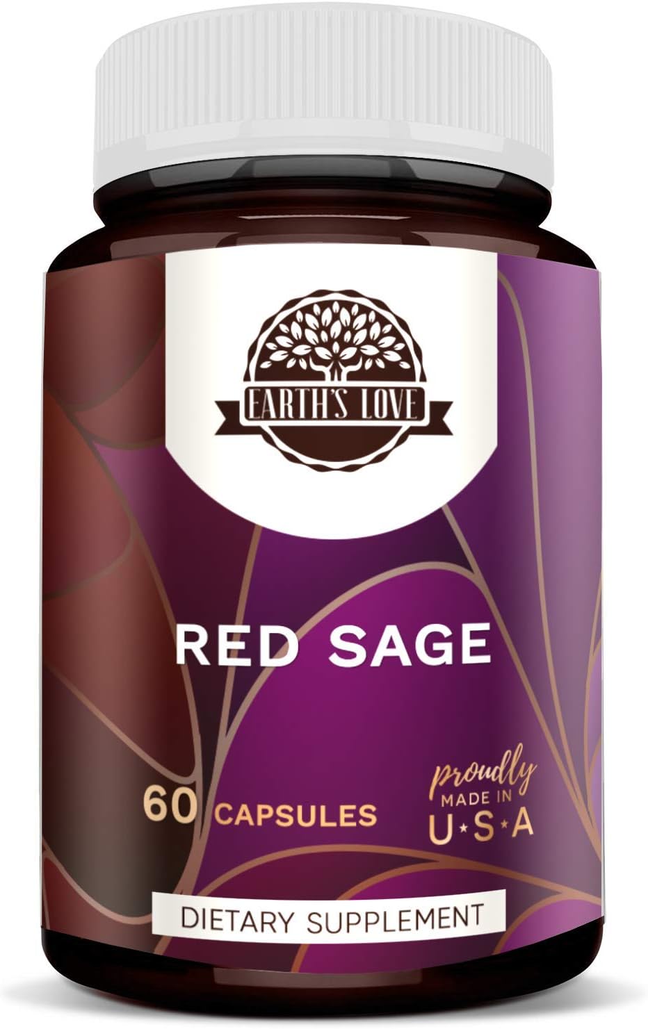 Earth's Love - Red Sage 60 Capsules, 500 mg - görsel 1