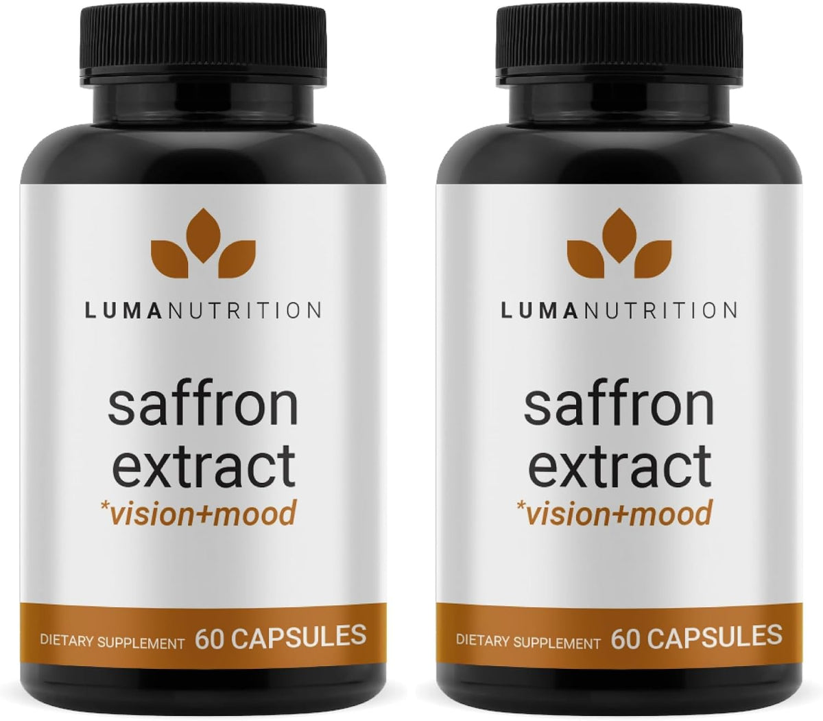 Luma Nutrition Saffron Extract Capsules – 88.5 mg Pure Saffron Pills for Mood & Eye Support (60 Capsules) - görsel 9