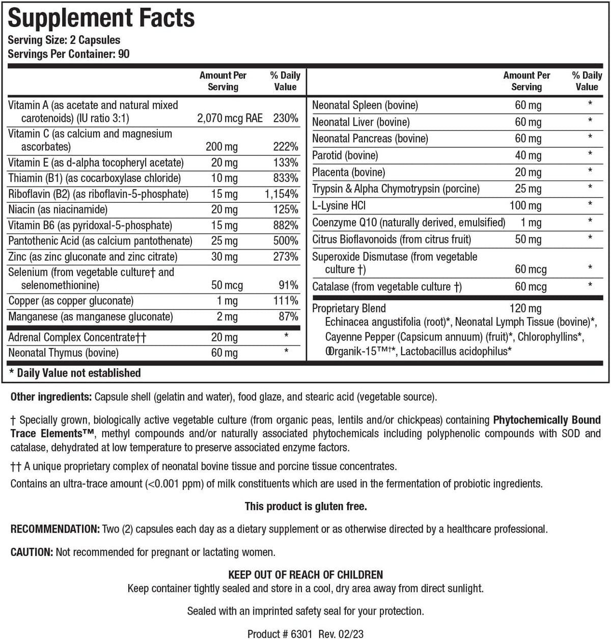 BIOTICS RESEARCH Bio Immunozyme Forte – Immune Support Multivitamin with Echinacea, Probiotics & Antioxidants, 180 Capsules - görsel 2