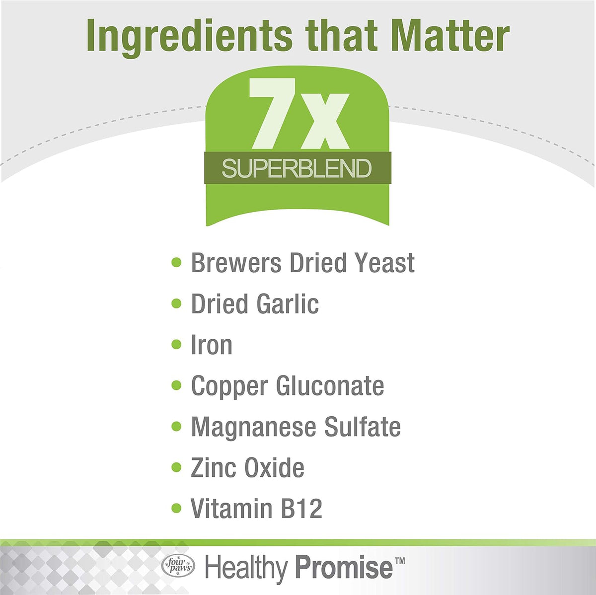 Four Paws Healthy Promise Brewer's Yeast for Dogs Immunity 250 Count - görsel 5