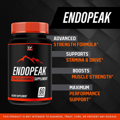 (3 Pack) Endopeak - Endopeak for Men, Endopeak Capsules, Endopeak Male Performance, Endopeak Supplement, Endopeak Reviews, 180 Capsules for 3 Months