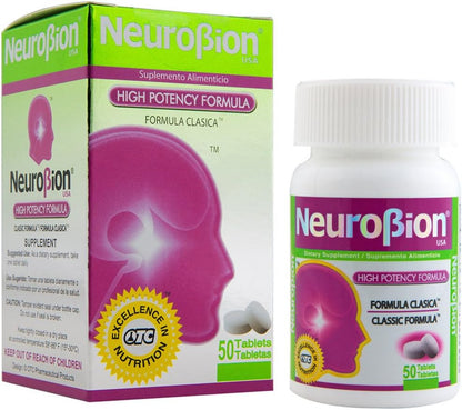 Neurobion Energy + High Potency Food Supplement with B1, B6, B12, Zinc & Amino Acids