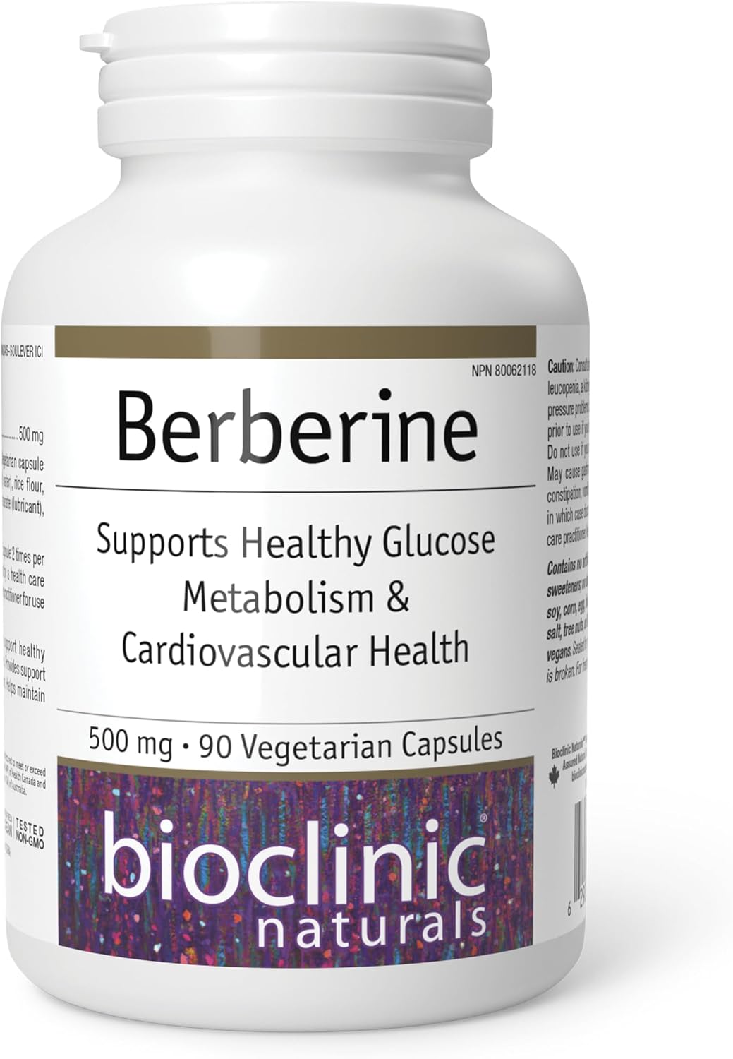 Bioclinic Naturals Berberine HCl 500 mg, 90 Capsules - görsel 1