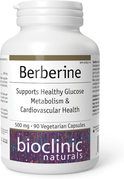 Bioclinic Naturals Berberine HCl 500 mg, 90 Capsules