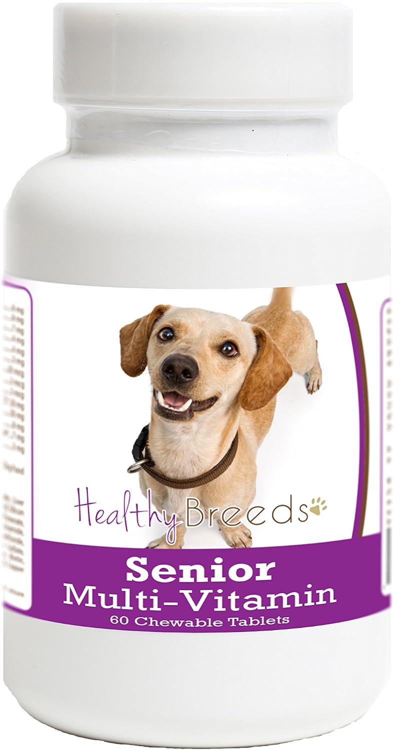 Healthy Breeds Chiweenie Senior Dog Multivitamin Tablets, 60 Tablets - görsel 1
