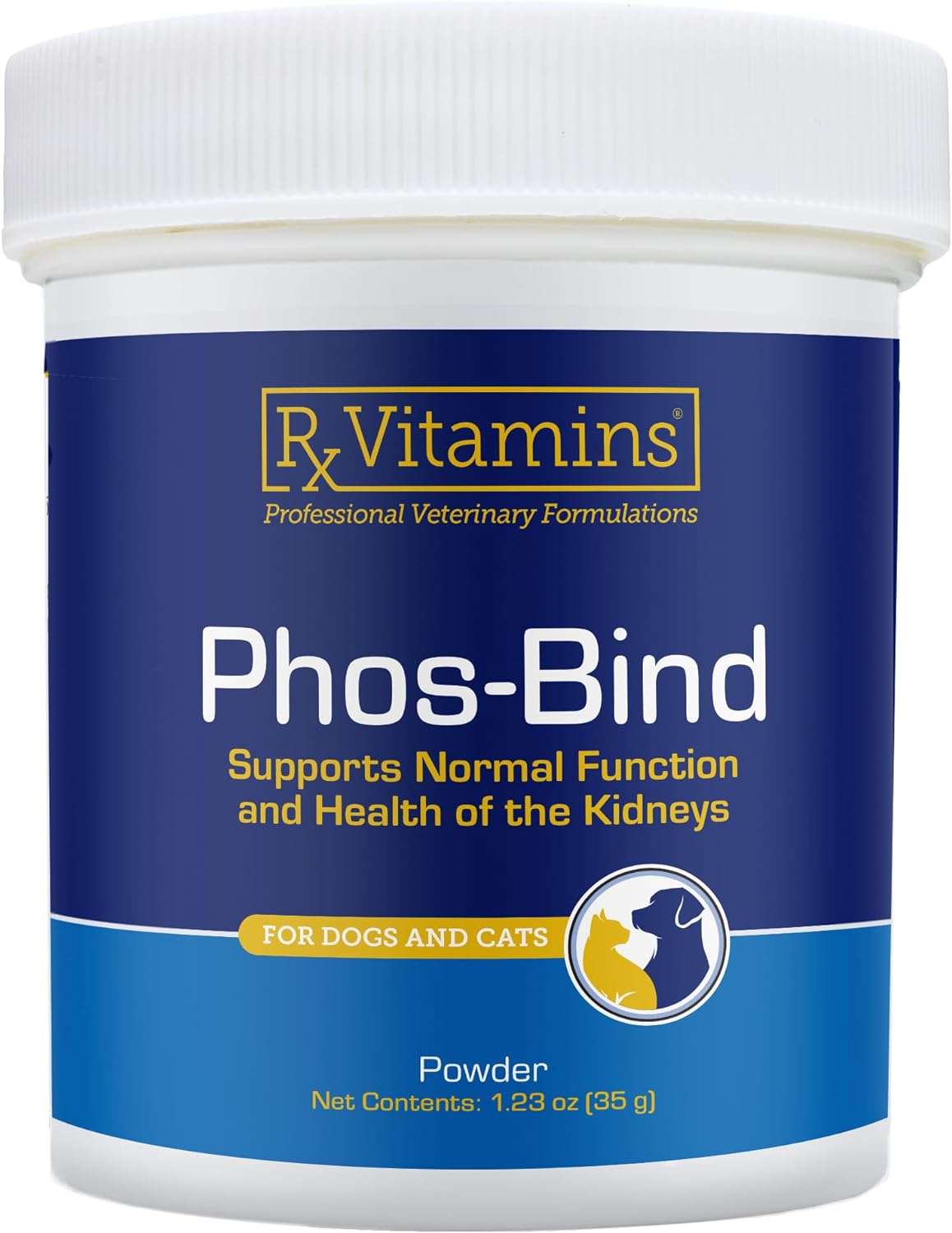 Rx Vitamins Phos-Bind Phosphate Binder for Cats and Dogs - 35g - görsel 1