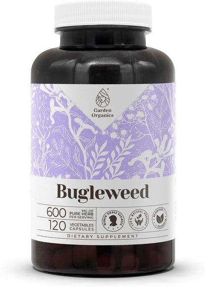 Garden Organics Bugleweed 120 Capsules - High-Potency Herbal Supplement