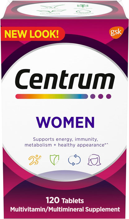 Centrum Multivitamin for Women, 120 Tablets